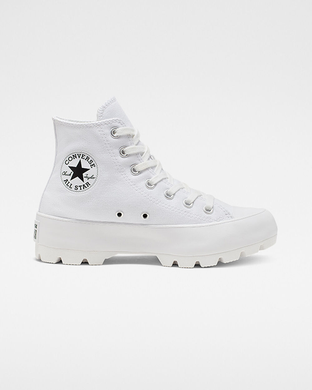 Botas de Invierno Converse Chuck Taylor All Star Lugged Mujer Blancas Negras Blancas | Colombia-634719