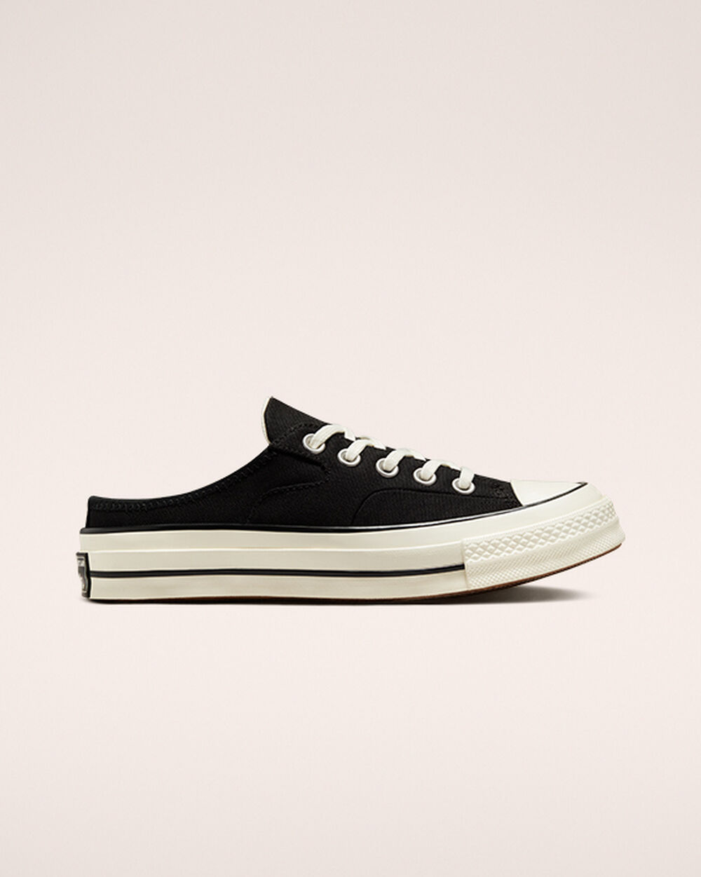 Mule Converse Chuck 70 Hombre Negras Blancas | Colombia-386749