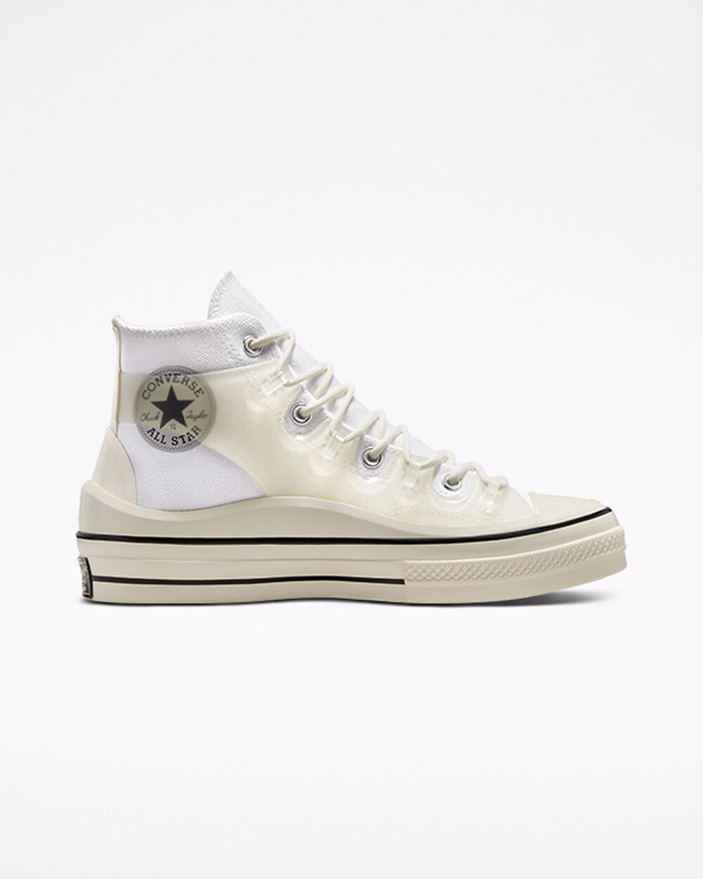 Zapatillas Converse Chuck 70 Hombre Blancas Negras | Colombia-415099