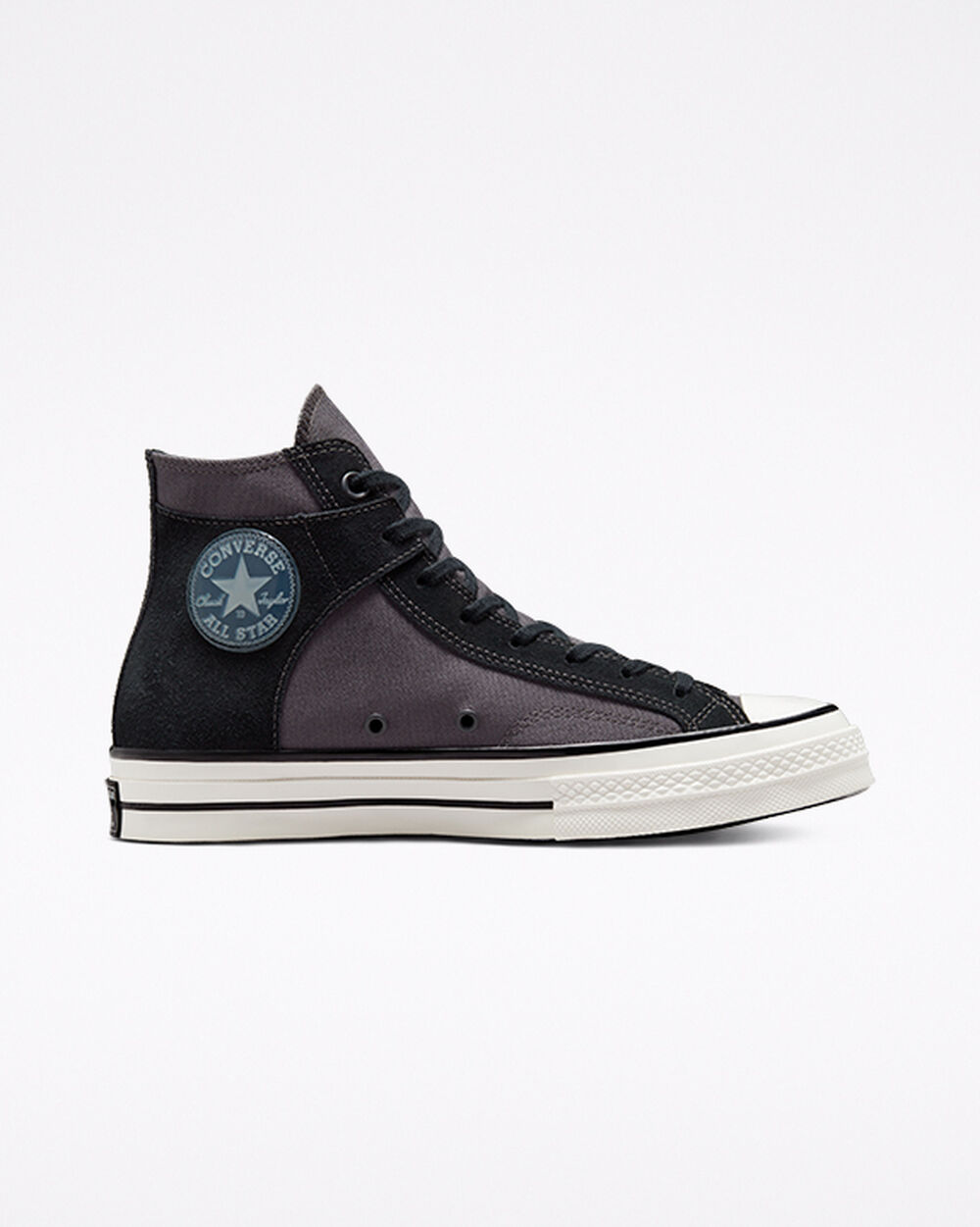 Zapatillas Converse Chuck 70 Hombre Negras Blancas | Colombia-17069