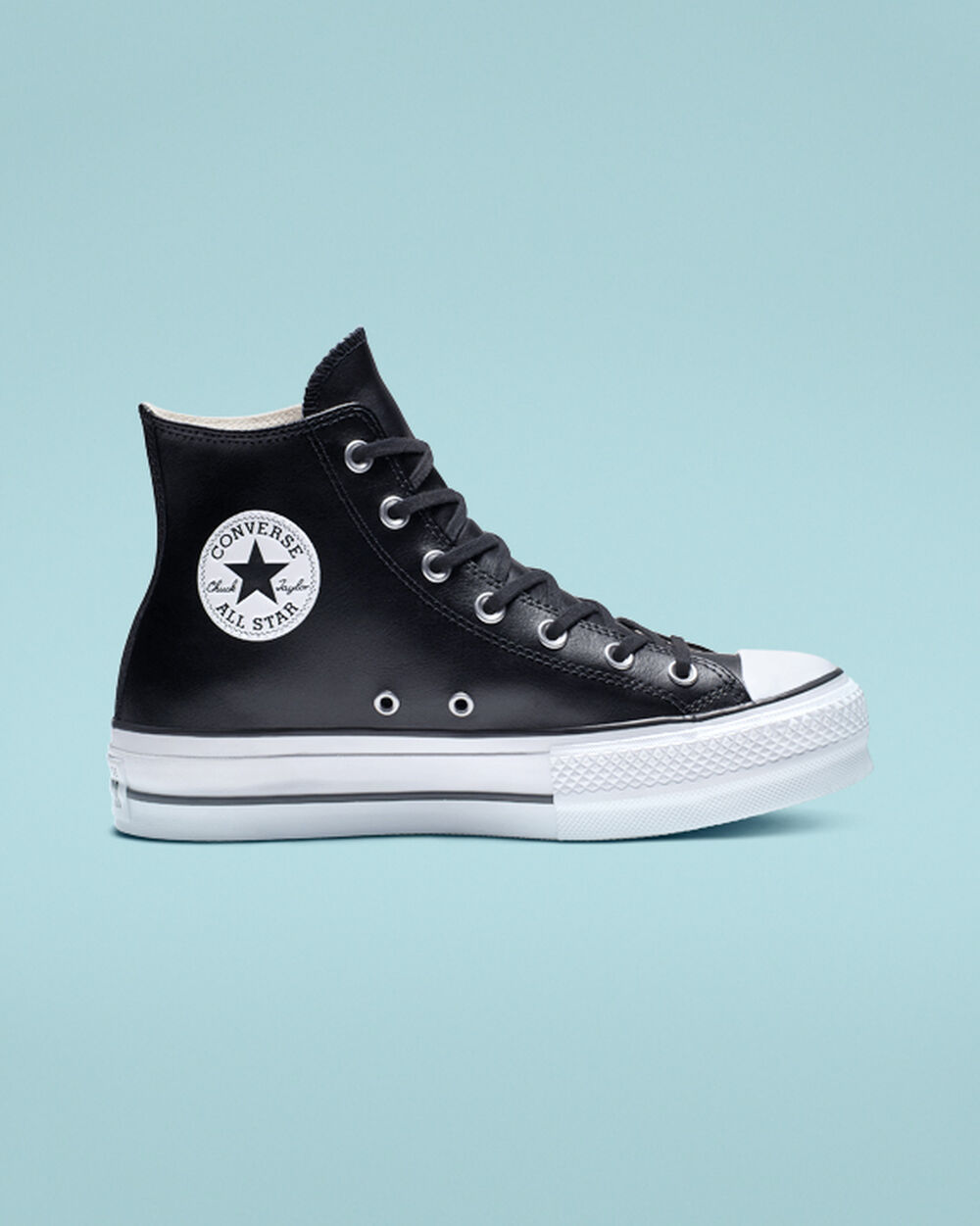 Zapatillas Converse Chuck Taylor All Star Mujer Negras Blancas | Colombia-706159