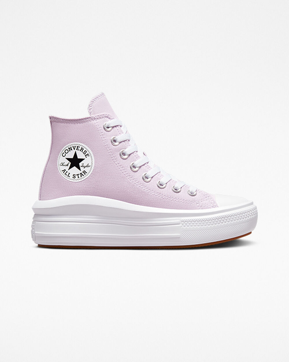 Zapatillas Converse Chuck Taylor All Star Move Mujer Moradas Claro Blancas | Colombia-854609