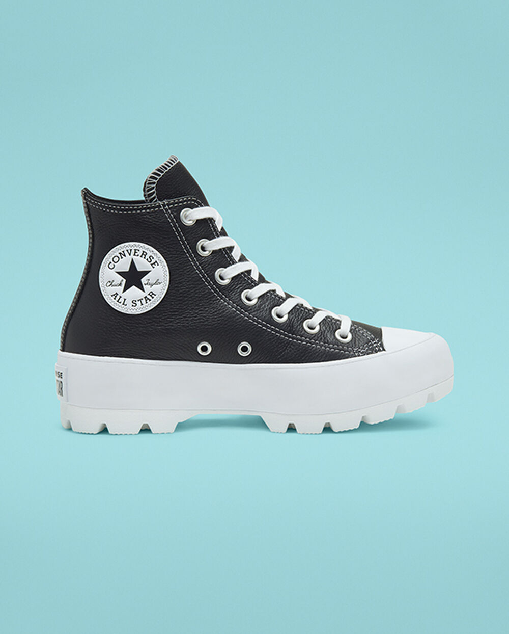 Zapatillas Converse Chuck Taylor All Star Mujer Negras Blancas | Colombia-874299