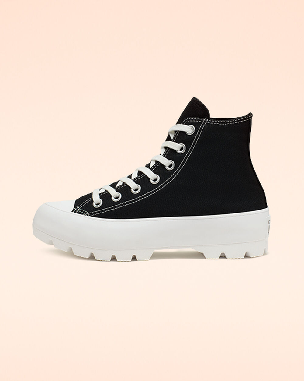 Botas de Invierno Converse Chuck Taylor All Star Lugged Mujer Negras Blancas Negras | Colombia-047169