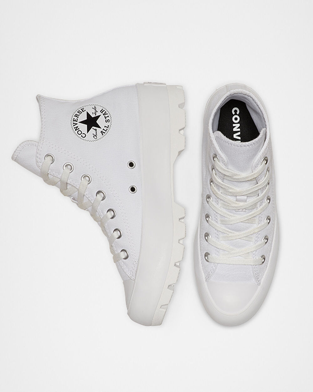 Botas de Invierno Converse Chuck Taylor All Star Lugged Mujer Blancas Negras Blancas | Colombia-371869