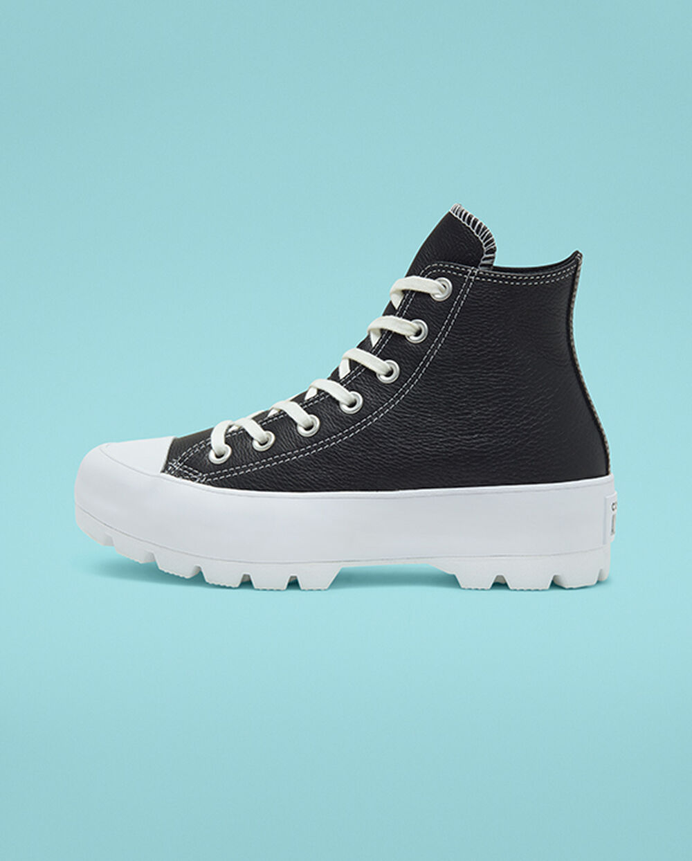 Botas de Invierno Converse Chuck Taylor All Star Mujer Negras Blancas | Colombia-43179