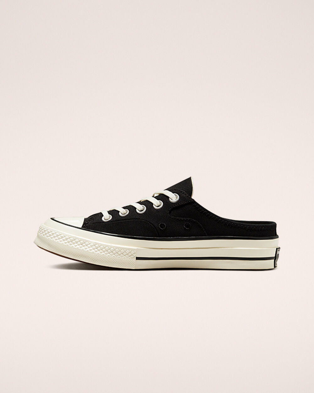 Mule Converse Chuck 70 Hombre Negras Blancas | Colombia-386749