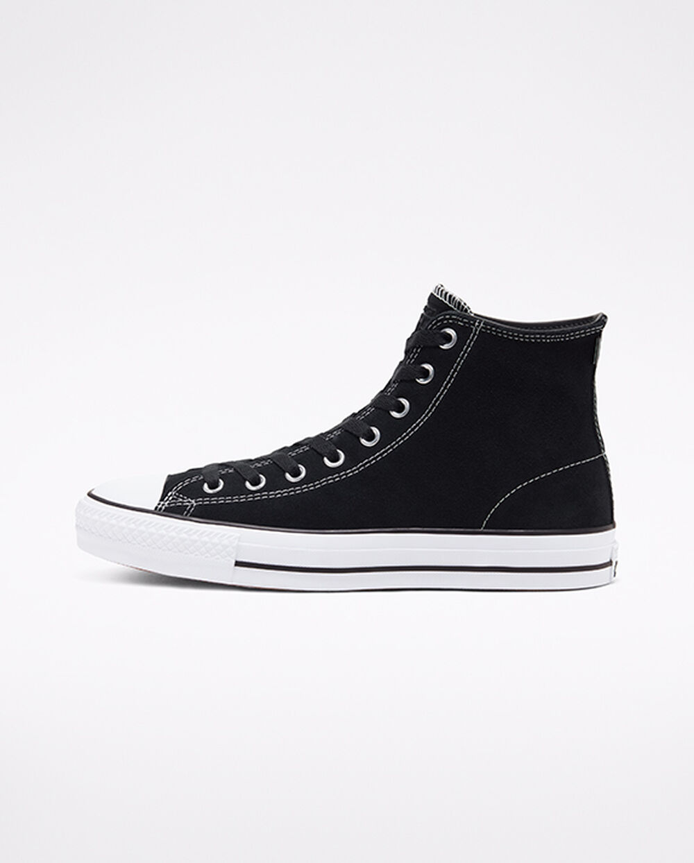 Zapatillas Converse CONS Chuck Taylor All Star Pro Hombre Negras Blancas | Colombia-591069