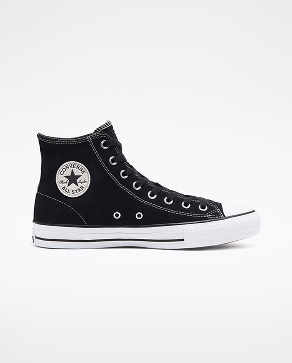 Zapatillas Converse CONS Chuck Taylor All Star Pro Hombre Negras Blancas | Colombia-591069