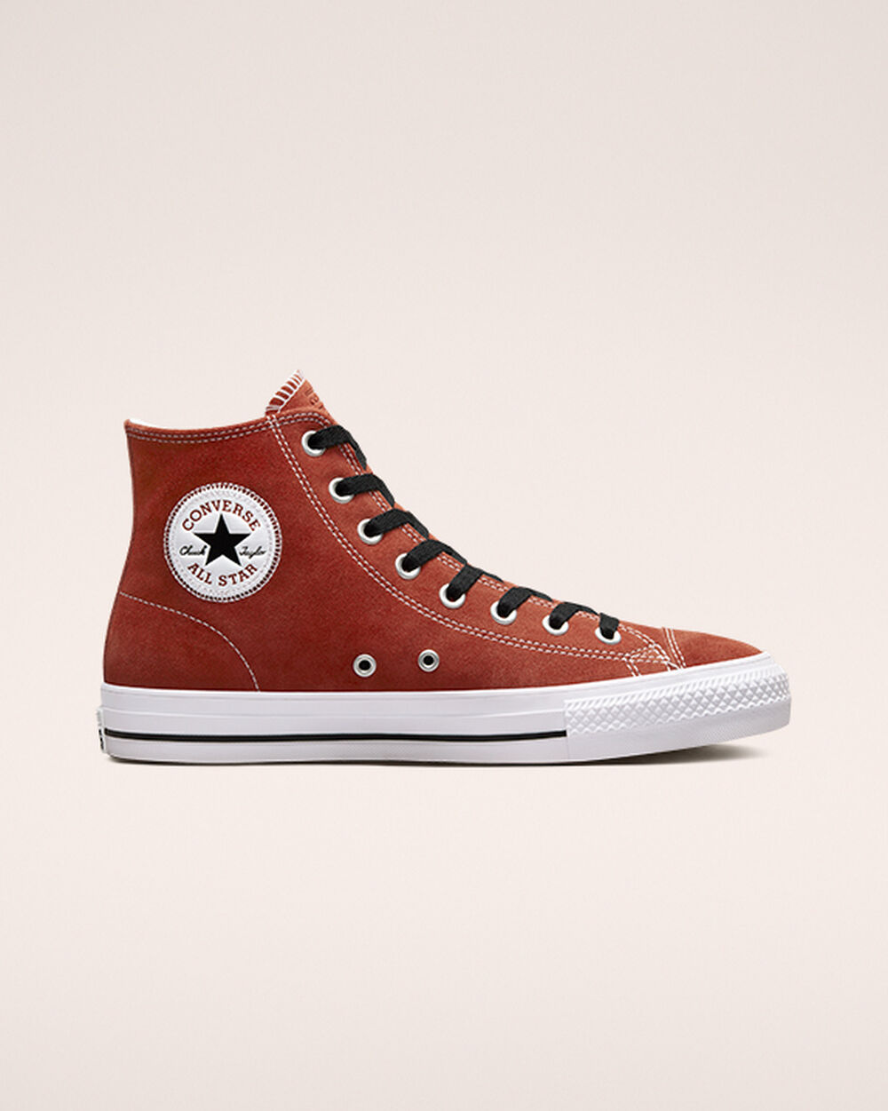 Zapatillas Converse CONS Chuck Taylor All Star Pro Mujer Rojas Oscuro Negras Blancas | Colombia-960729