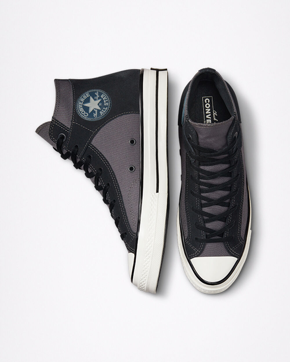 Zapatillas Converse Chuck 70 Mujer Negras Blancas | Colombia-629159