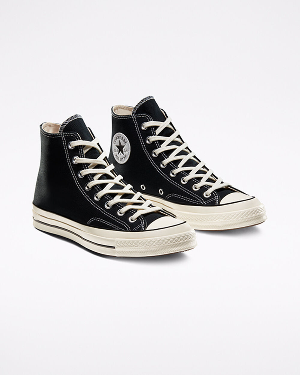 Zapatillas Converse Chuck 70 Mujer Negras Blancas | Colombia-935249