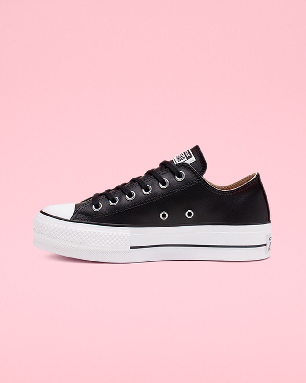 Zapatillas Converse Chuck Taylor All Star Mujer Negras Blancas | Colombia-014299