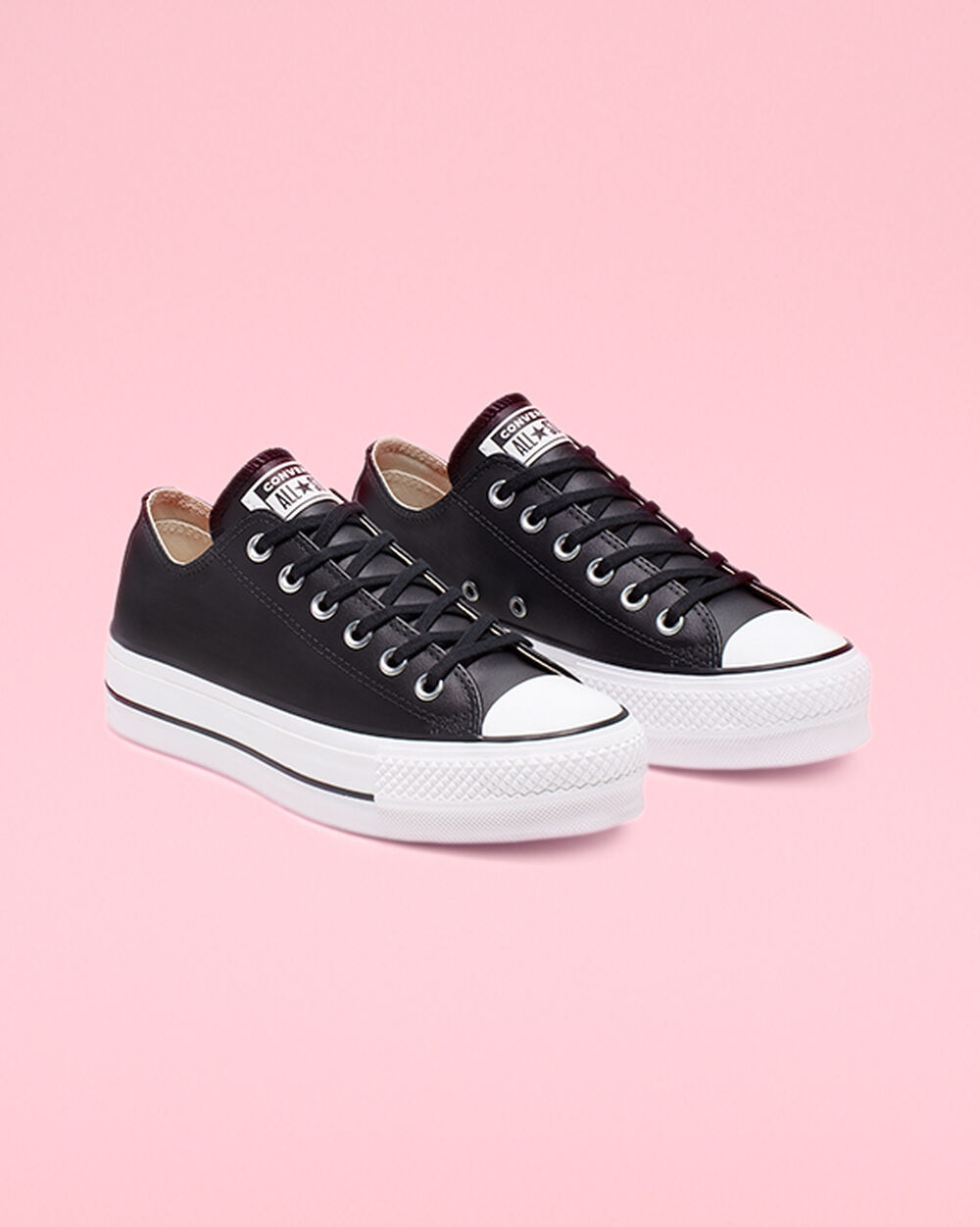 Zapatillas Converse Chuck Taylor All Star Mujer Negras Blancas | Colombia-014299