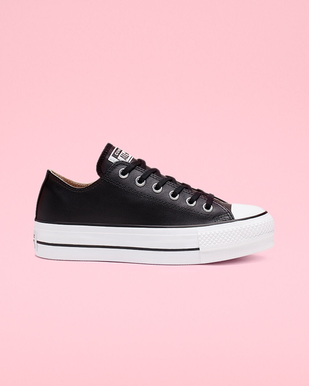 Zapatillas Converse Chuck Taylor All Star Mujer Negras Blancas | Colombia-014299