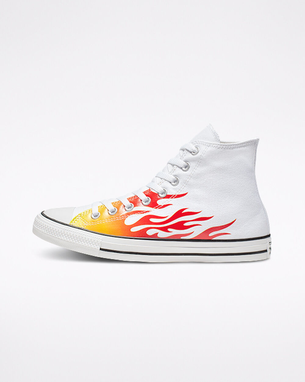 Zapatillas Converse Chuck Taylor All Star Hombre Blancas Rojas Amarillo | Colombia-021679