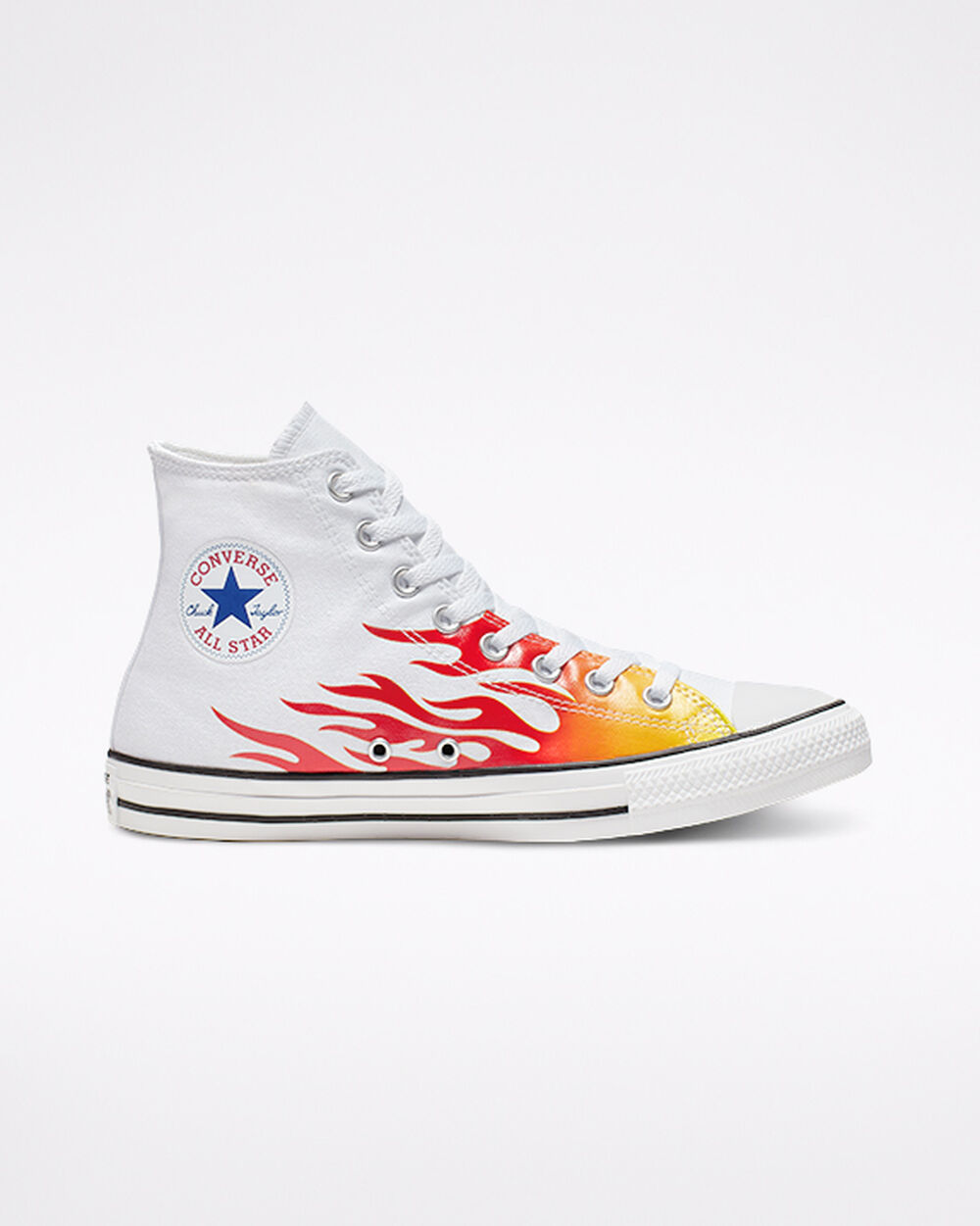 Zapatillas Converse Chuck Taylor All Star Hombre Blancas Rojas Amarillo | Colombia-021679