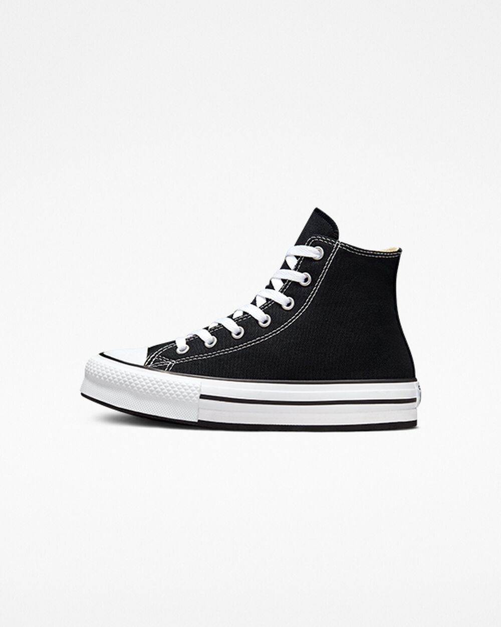 Zapatillas Converse Chuck Taylor All Star Niña Negras Blancas Negras | Colombia-165949