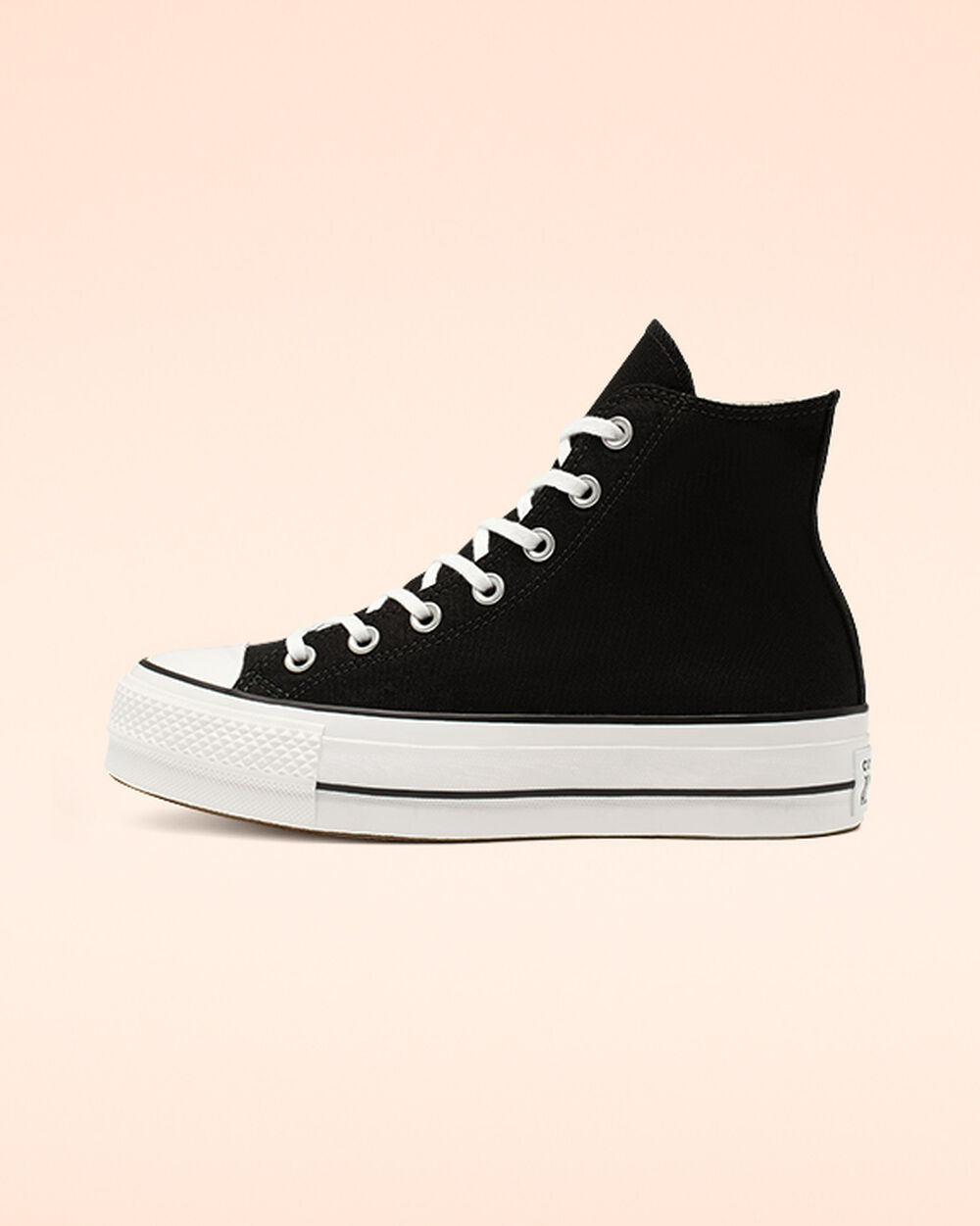 Zapatillas Converse Chuck Taylor All Star Mujer Negras Blancas | Colombia-213499