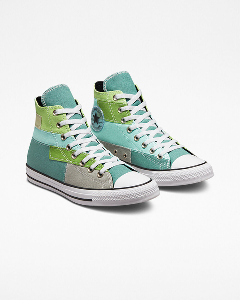 Zapatillas Converse Chuck Taylor All Star Mujer Azules Claro Verde Claro | Colombia-27369