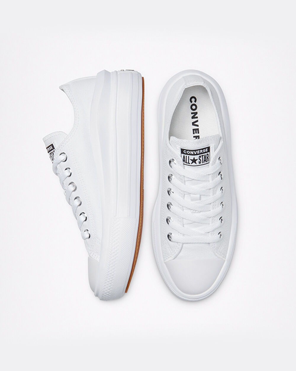 Zapatillas Converse Chuck Taylor All Star Move Mujer Blancas Blancas | Colombia-279069