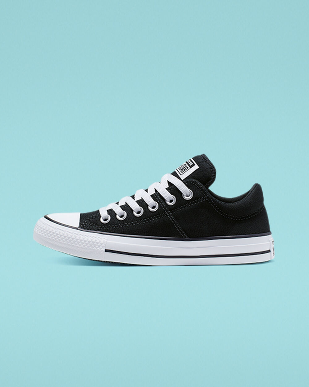 Zapatillas Converse Chuck Taylor All Star Madison Mujer Negras Blancas Negras | Colombia-381909