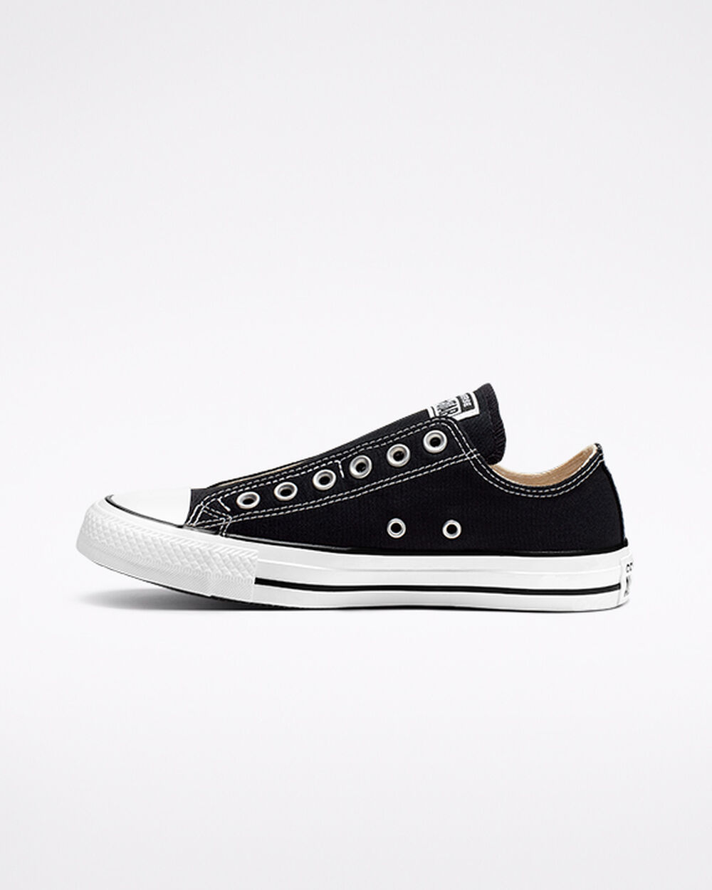 Zapatillas Converse Chuck Taylor All Star Hombre Negras Blancas Negras | Colombia-56109