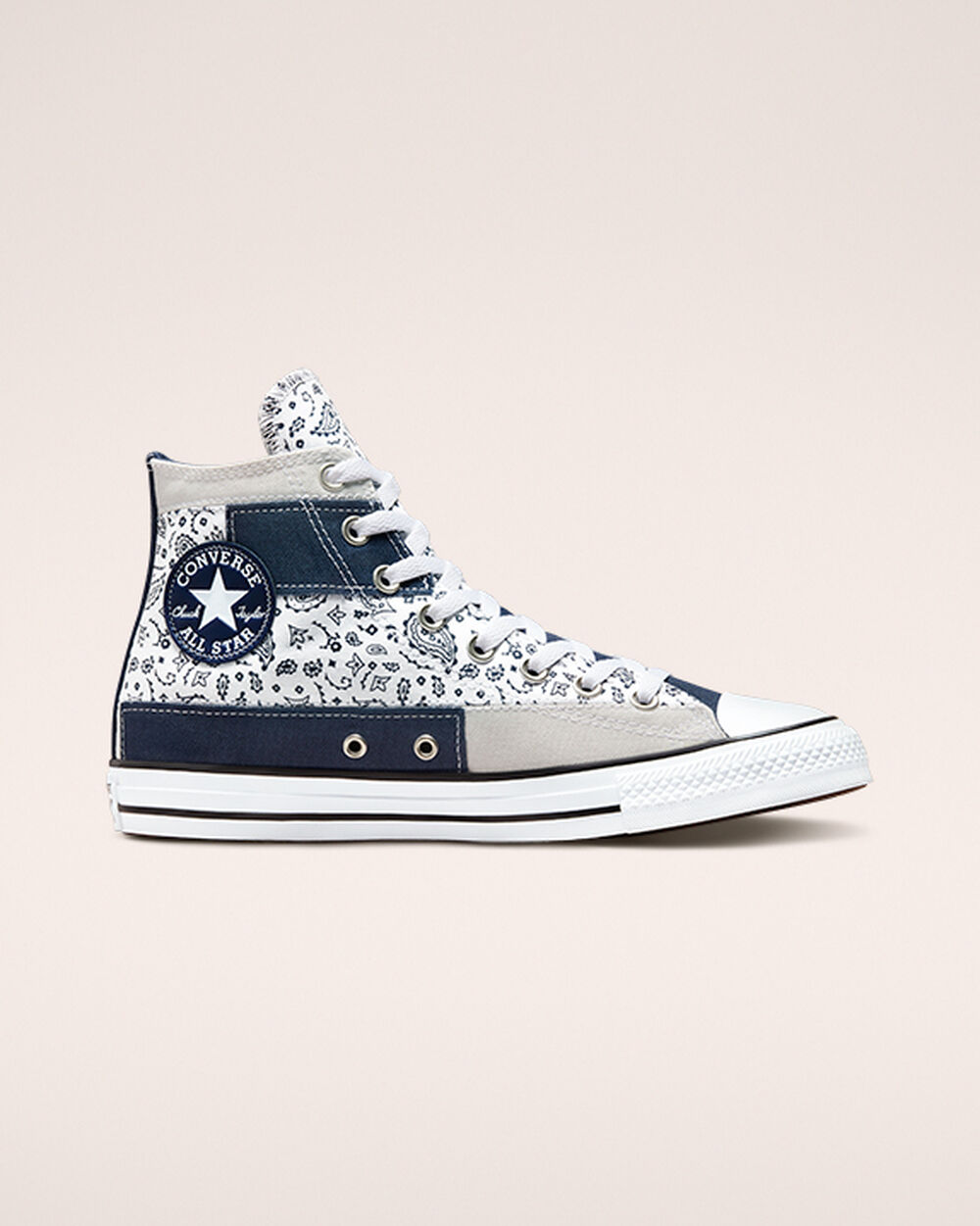 Zapatillas Converse Chuck Taylor All Star Mujer Azul Marino Blancas | Colombia-597319