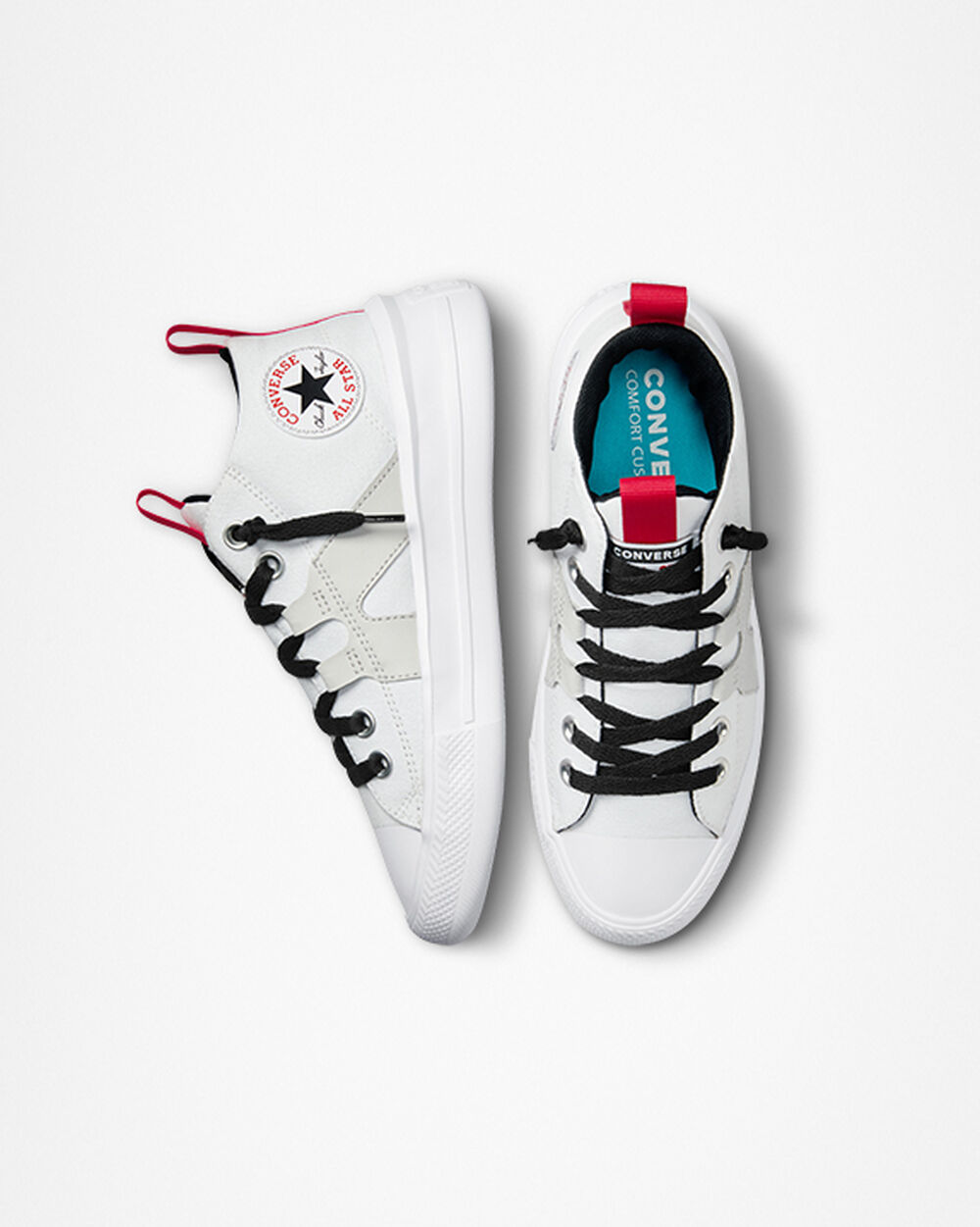 Zapatillas Converse Chuck Taylor All Star Niño Blancas Negras Rojas | Colombia-704819