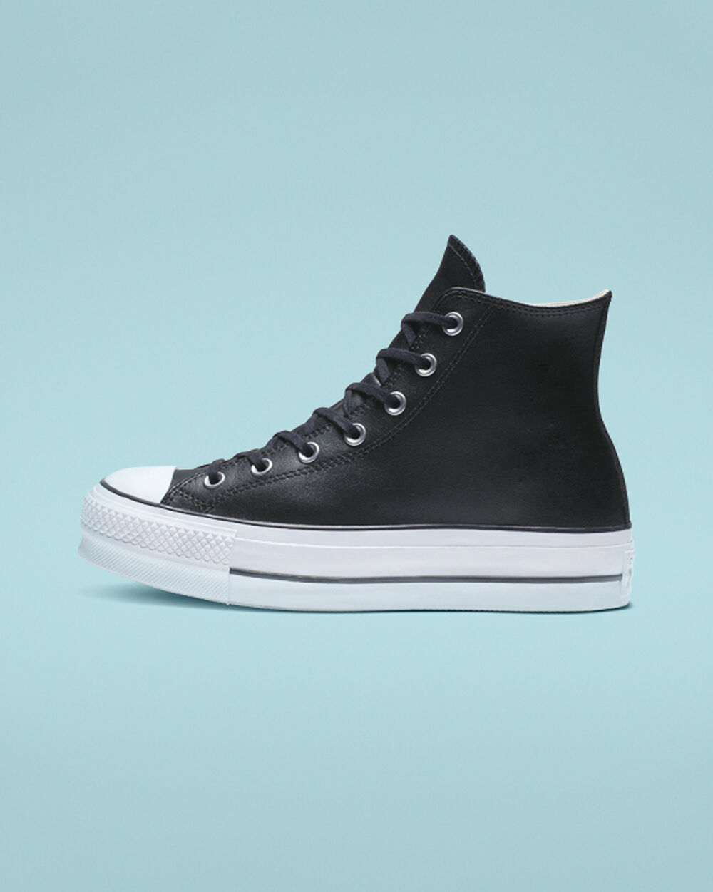 Zapatillas Converse Chuck Taylor All Star Mujer Negras Blancas | Colombia-706159