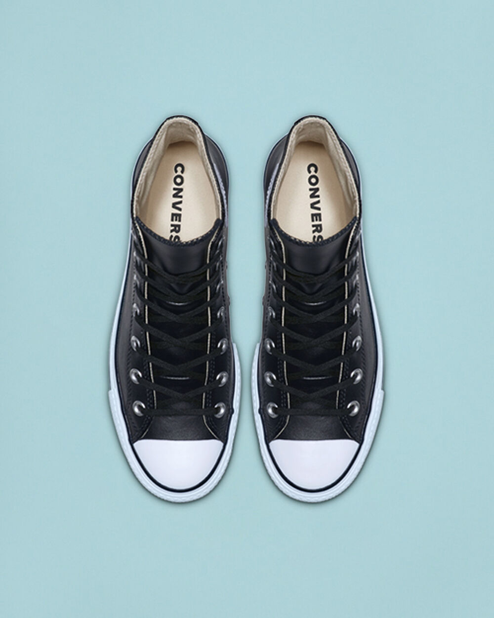 Zapatillas Converse Chuck Taylor All Star Mujer Negras Blancas | Colombia-706159