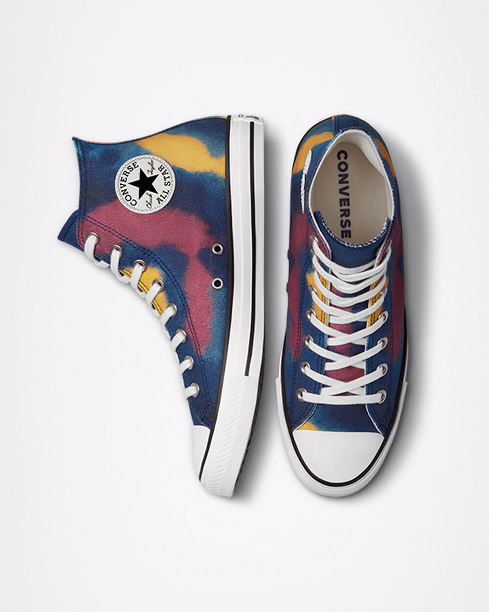 Zapatillas Converse Chuck Taylor All Star Hombre Azules Multicolor Blancas | Colombia-824959