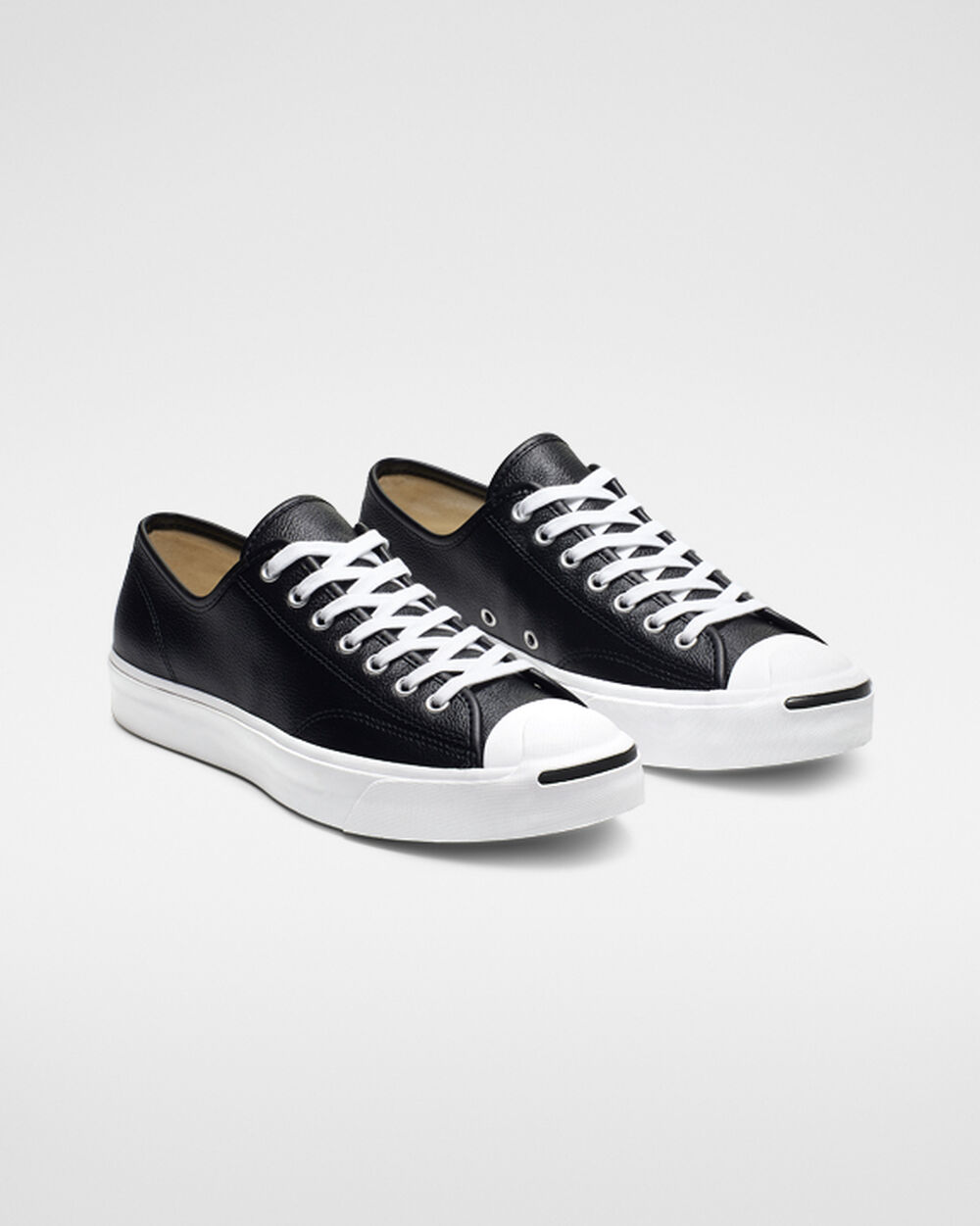 Zapatillas Converse Jack Purcell Mujer Negras Blancas | Colombia-37029