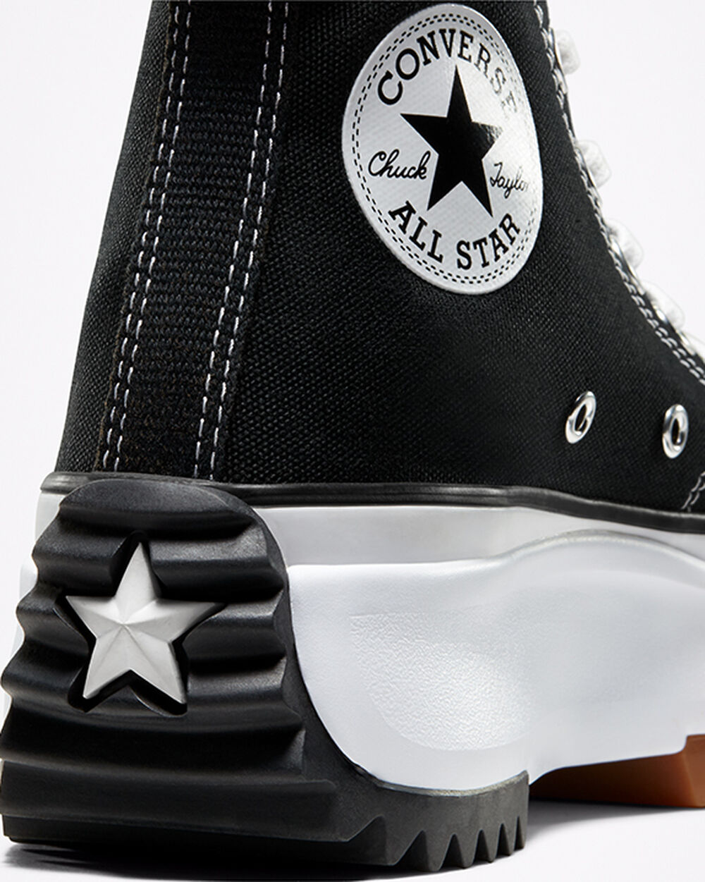 Zapatillas Converse Run Star Hike Hombre Negras Blancas | Colombia-196539