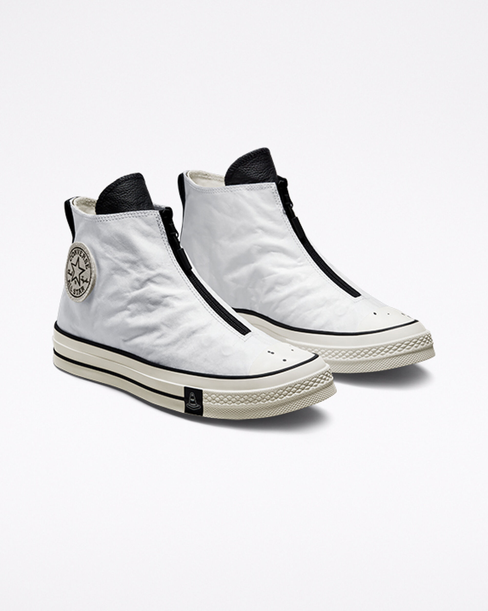 Zapatillas Converse x Joshua Vides Hombre Blancas Negras | Colombia-763459